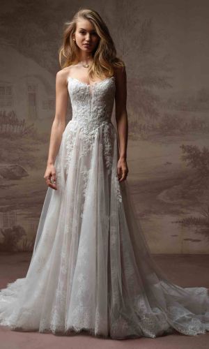 Home 10 Hadley wedding A Line dress by Maggie Sottero